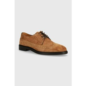 Gant pantofi de piele intoarsa Bidford barbati, culoarea maro, 28633464.G45 imagine