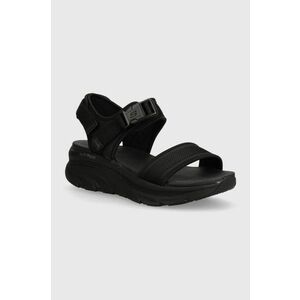 Skechers sandale D'LUX WALKER DAILY femei, culoarea negru, cu platforma imagine