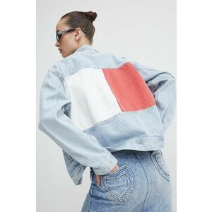 Tommy Jeans geaca femei, de tranzitie, oversize imagine