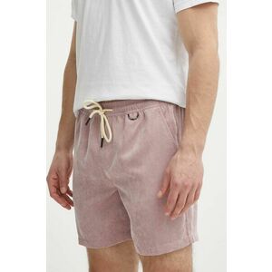 Picture pantaloni scurti din velur Dalvik culoarea roz, MSH088 imagine