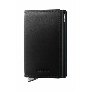 Secrid portofel de piele culoarea negru, SDu-Black imagine