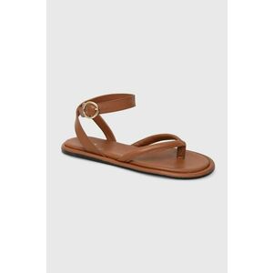 Alohas sandale de piele Seneca femei, culoarea maro, S00693.80 imagine