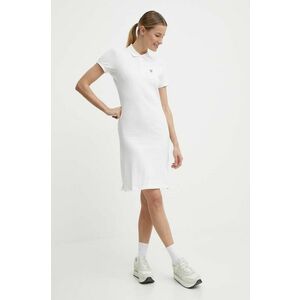 Rossignol rochie din bumbac culoarea alb, mini, drept, RLLWD02 imagine