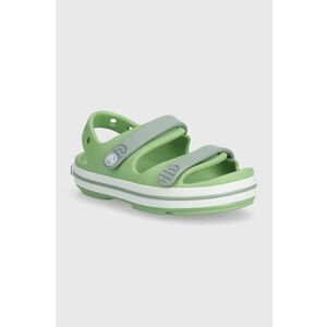 Crocs sandale copii CROCBAND CRUISER SANDAL culoarea verde imagine