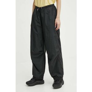 adidas Originals pantaloni femei, culoarea negru, lat, high waist, IT6725 imagine