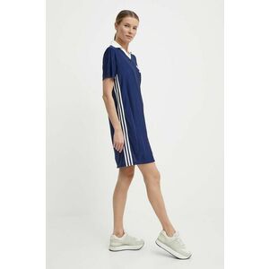 adidas Originals rochie culoarea albastru marin, mini, drept, IR7467 imagine