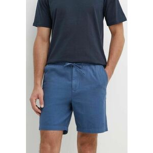 Barbour pantaloni scurti din bumbac Essentials culoarea albastru marin, MST0036 imagine
