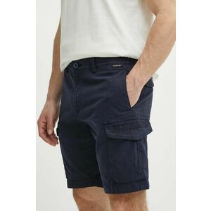 Napapijri pantaloni scurti din bumbac N-Deline culoarea albastru marin, NP0A4HOT1761 imagine
