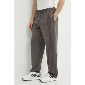 adidas Originals pantaloni de trening culoarea gri, neted, IT7455 imagine