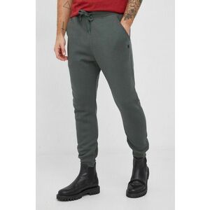 G-Star Raw pantaloni de trening culoarea verde, neted imagine