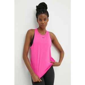 Reebok top de antrenament Lux Chill Athletic culoarea roz, 100076124 imagine
