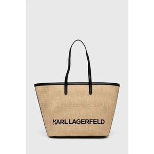 Karl Lagerfeld poseta culoarea bej imagine