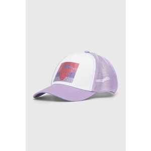 United Colors of Benetton șapcă de baseball pentru copii culoarea violet, cu imprimeu imagine