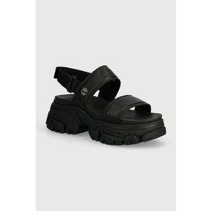 Timberland sandale de piele Adley Way Sandal femei, culoarea negru, TB0A5URZ0151 imagine