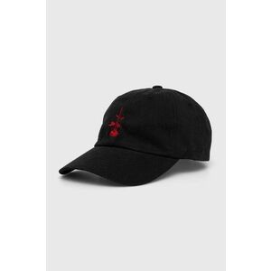 Vertere Berlin șapcă de baseball din bumbac culoarea negru, cu imprimeu, VER C37 imagine