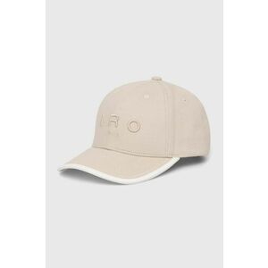 IRO șapcă de baseball din bumbac culoarea bej, cu imprimeu imagine