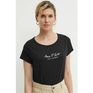 Marc O'Polo tricou din bumbac femei, culoarea negru, 404206751431 imagine