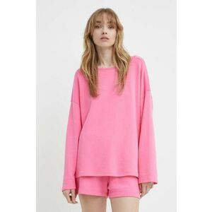 American Vintage pulover SWEAT femei, culoarea roz, light, HAPY03CE24 imagine