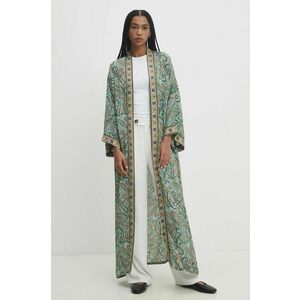 Answear Lab kimono culoarea verde, oversize, modelator imagine