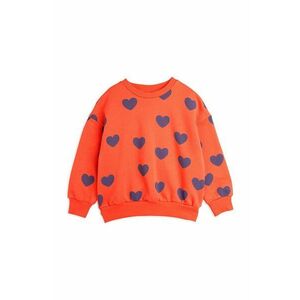 Mini Rodini bluza copii Hearts culoarea rosu, modelator imagine