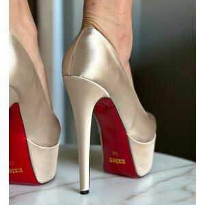 Pantofi dama Cohan Bej 3 imagine