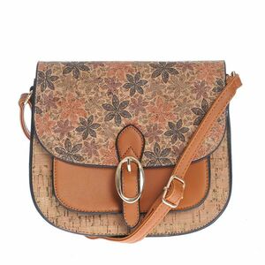 Geanta crossbody cu flori imagine