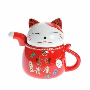 Cana ceramica, pisica imagine