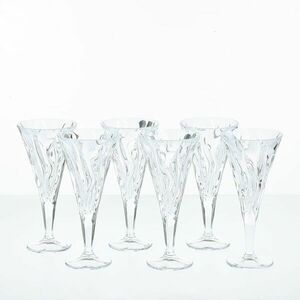 Set 6 pahare de vin din sticla cristalina imagine