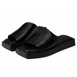 Incaltaminte Femei Vagabond Shoemakers Evy Leather Asymmetrical Sandal Black imagine