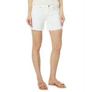 Imbracaminte Femei Lucky Brand Mid-Rise Ava Denim Shorts in Bright White Bright White imagine