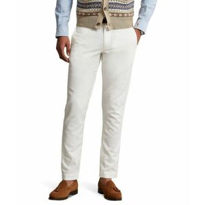 Imbracaminte Barbati Polo Ralph Lauren Classic Fit Linen-Blend Pants Deckwash White imagine
