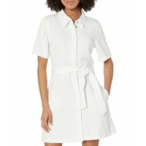 Imbracaminte Femei 7 For All Mankind Belted Shirtdress Brilliant White imagine