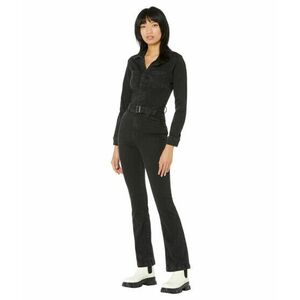 Imbracaminte Femei Paige 32quot Long Sleeve Manhattan Jumpsuit w Jolene Pockets Self Belt Matilda imagine