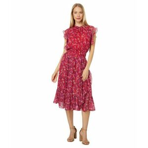 Imbracaminte Femei REIGNING CHAMP Kacey Faux Wrap Dress in Ditsy Floral Raspberry Pink imagine