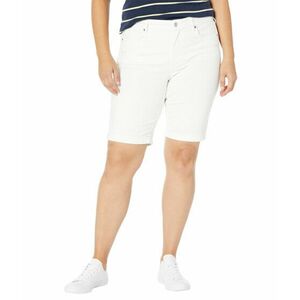 Imbracaminte Femei NYDJ Plus Size Briella Shorts Roll Cuff 11quot in Optic White Optic White imagine