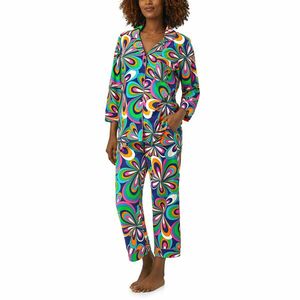 Imbracaminte Femei BedHead Pajamas Trina Turk X Bedhead 34 Sleeve Cropped PJ Set Shante imagine