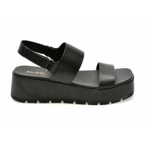 Sandale casual ALDO negre, 13713120, din piele naturala imagine