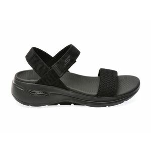 Sandale casual SKECHERS negre, 140264, din material textil imagine