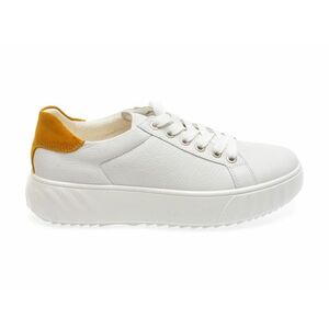 Pantofi casual ARA albi, 46523, din piele naturala imagine
