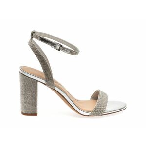 Sandale elegante ALDO argintii, 13773247, din material textil imagine