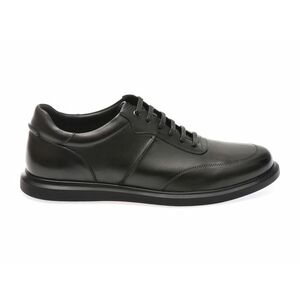 Pantofi casual OTTER negri, 218911, din piele naturala imagine