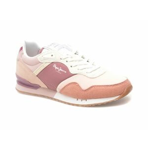 Pantofi sport PEPE JEANS roz, LONDON URBAN, din material textil imagine