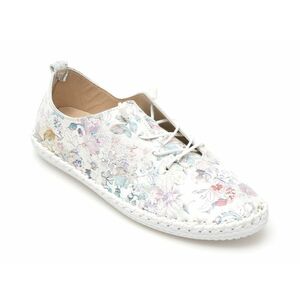 Pantofi casual FLAVIA PASSINI albi, 2201622, din piele naturala imagine