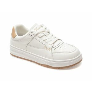 Pantofi casual FLAVIA PASSINI albi, 2A038, din piele naturala imagine