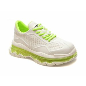 Pantofi sport GRYXX albi, 23059, din piele naturala imagine