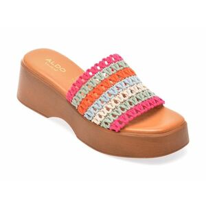 Papuci casual ALDO multicolor, 13741552, din material textil imagine