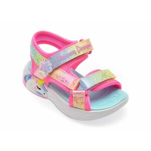 Sandale casual SKECHERS roz, 302682N, din material textil imagine