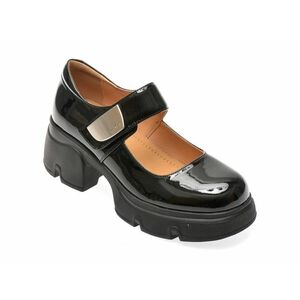Pantofi casual FLAVIA PASSINI negri, 23210, din piele naturala lacuita imagine