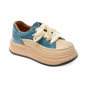 Pantofi casual GRYXX albastri, 2350, din piele naturala imagine