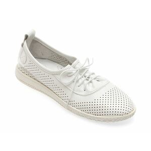 Pantofi casual MOLLY BESSA albi, 5002020, din piele naturala imagine
